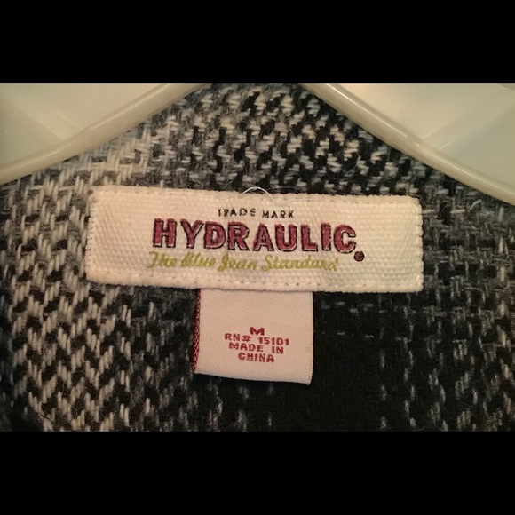 Hydraulic Plaid Wool Jacket - Picture 6 of 6